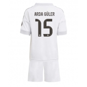 Real Madrid Arda Guler #15 Hjemmebanetrøje Børn 2025-26 Kortærmet (+ Korte bukser)