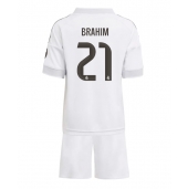 Real Madrid Brahim Diaz #21 Hjemmebanetrøje Børn 2025-26 Kortærmet (+ Korte bukser)