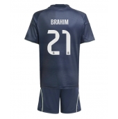 Real Madrid Brahim Diaz #21 Udebanetrøje Børn 2025-26 Kortærmet (+ Korte bukser)