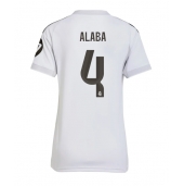 Real Madrid David Alaba #4 Hjemmebanetrøje Dame 2025-26 Kortærmet