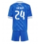 Real Madrid Dean Huijsen #24 Tredjetrøje Børn 2025-26 Kortærmet (+ Korte bukser)