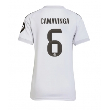 Real Madrid Eduardo Camavinga #6 Hjemmebanetrøje Dame 2025-26 Kortærmet