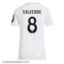 Real Madrid Federico Valverde #8 Hjemmebanetrøje Dame 2024-25 Kortærmet