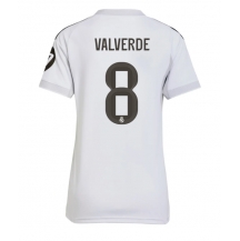 Real Madrid Federico Valverde #8 Hjemmebanetrøje Dame 2025-26 Kortærmet