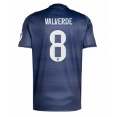 Real Madrid Federico Valverde #8 Udebanetrøje 2025-26 Kortærmet