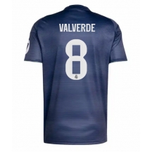 Real Madrid Federico Valverde #8 Udebanetrøje 2025-26 Kortærmet