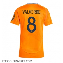 Real Madrid Federico Valverde #8 Udebanetrøje Dame 2024-25 Kortærmet