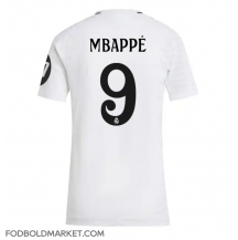 Real Madrid Kylian Mbappe #9 Hjemmebanetrøje Dame 2024-25 Kortærmet