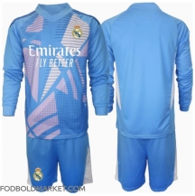 Real Madrid Målmand Hjemmebanetrøje Børn 2024-25 Langærmet (+ Korte bukser)