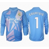 Real Madrid Thibaut Courtois #1 Målmand Hjemmebanetrøje 2024-25 Langærmet