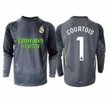 Real Madrid Thibaut Courtois #1 Målmand Tredjetrøje 2025-26 Langærmet
