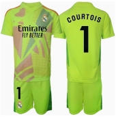 Real Madrid Thibaut Courtois #1 Målmand Tredjetrøje Børn 2024-25 Kortærmet (+ Korte bukser)