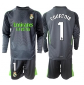 Real Madrid Thibaut Courtois #1 Målmand Tredjetrøje Børn 2025-26 Langærmet (+ Korte bukser)