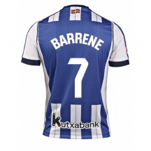Real Sociedad Ander Barrenetxea #7 Hjemmebanetrøje 2025-26 Kortærmet
