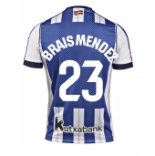 Real Sociedad Brais Mendez #23 Hjemmebanetrøje 2025-26 Kortærmet