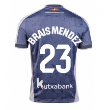 Real Sociedad Brais Mendez #23 Udebanetrøje 2025-26 Kortærmet
