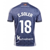 Real Sociedad Carlos Soler #18 Udebanetrøje 2025-26 Kortærmet