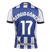 Real Sociedad Sergio Gomez #17 Hjemmebanetrøje 2025-26 Kortærmet