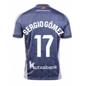Real Sociedad Sergio Gomez #17 Udebanetrøje 2025-26 Kortærmet