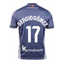 Real Sociedad Sergio Gomez #17 Udebanetrøje 2025-26 Kortærmet