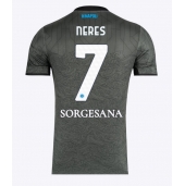 SSC Napoli David Neres #7 Tredjetrøje 2024-25 Kortærmet