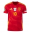 Spanien Dani Olmo #10 Hjemmebanetrøje EM 2024 Kortærmet