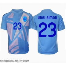 Spanien Unai Simon #23 Målmand Hjemmebanetrøje EM 2024 Kortærmet