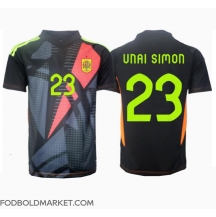 Spanien Unai Simon #23 Målmand Udebanetrøje EM 2024 Kortærmet