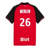 Stade Rennais Quentin Merlin #26 Hjemmebanetrøje 2025-26 Kortærmet