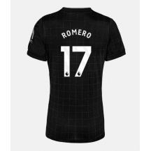 Tottenham Hotspur Cristian Romero #17 Udebanetrøje Dame 2025-26 Kortærmet