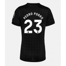 Tottenham Hotspur Pedro Porro #23 Udebanetrøje Dame 2025-26 Kortærmet