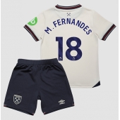 West Ham United Mateus Fernandes #18 Udebanetrøje Børn 2025-26 Kortærmet (+ Korte bukser)