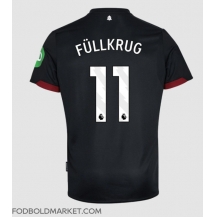 West Ham United Niclas Fullkrug #11 Udebanetrøje 2024-25 Kortærmet