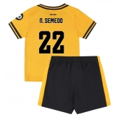 Wolves Nelson Semedo #22 Hjemmebanetrøje Børn 2024-25 Kortærmet (+ Korte bukser)