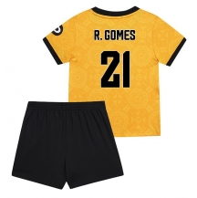 Wolves Rodrigo Gomes #21 Hjemmebanetrøje Børn 2025-26 Kortærmet (+ Korte bukser)