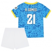 Wolves Rodrigo Gomes #21 Tredjetrøje Børn 2025-26 Kortærmet (+ Korte bukser)